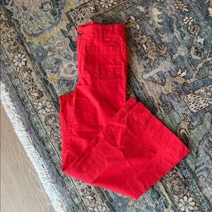 J. Crew Factory Vibrant Red Pants